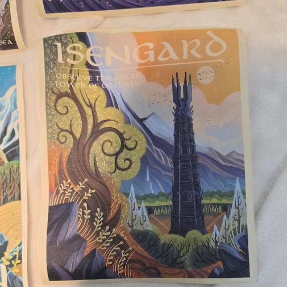 Fantasy Art Print Set - Hobbiton, Khazad-dûm, Gondor, Ithilien - Picture 4 of 12